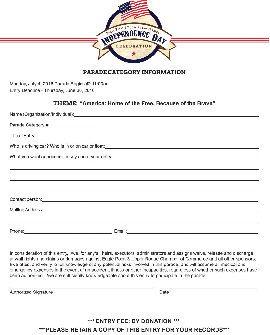 PRINT_201512_ Eagle_Point_ChamberParade_Entry_Form2 Eagle Point